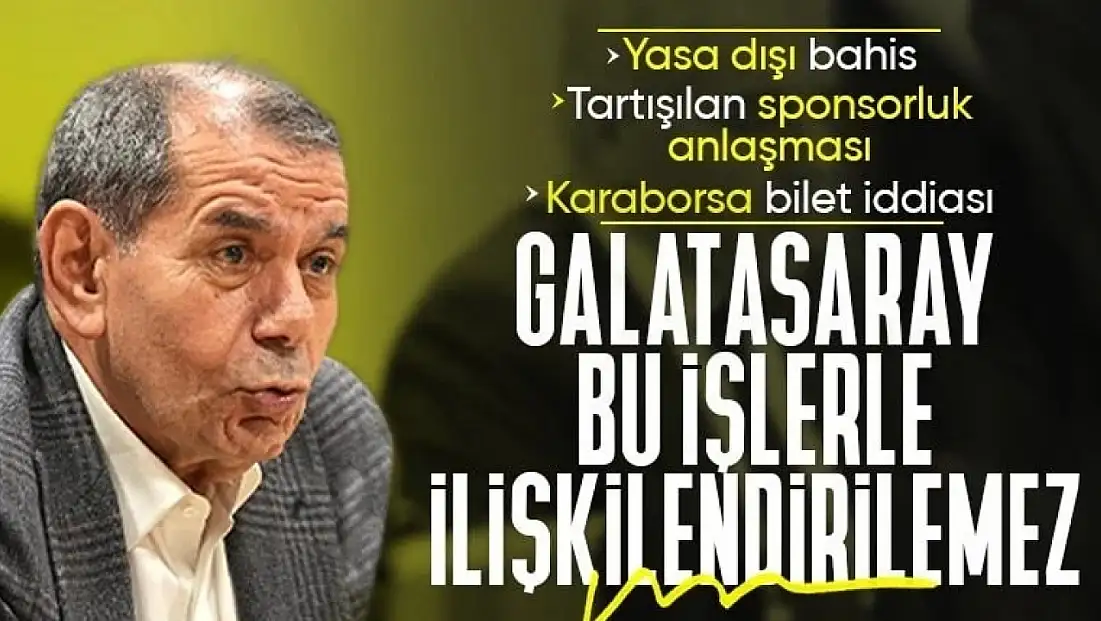 DURSUN ÖZBEK’TEN YASA DIŞI BAHİS, SPONSORLUK VE KARABORSA BİLET İDDİALARINA NET YANIT