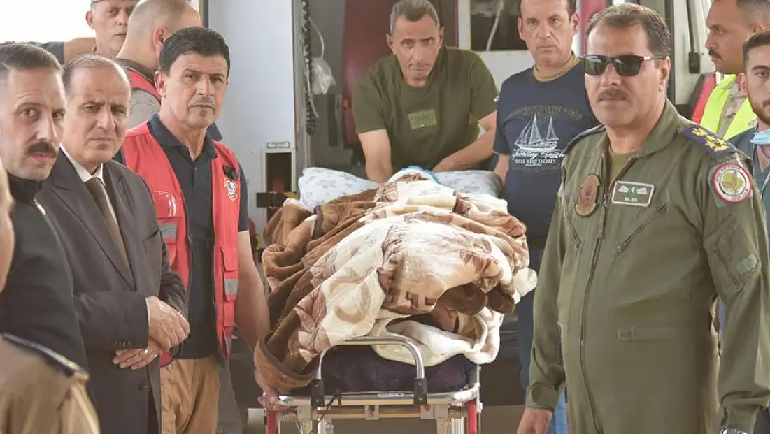 Irak’taki yangın faciasında yaralanan 20 kişi tedavi için Türkiye’ye sevk edildi