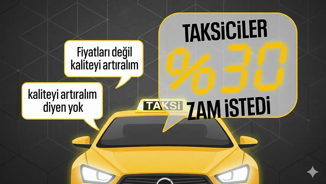 İSTANBUL’DA YILBAŞI ÖNCESİ TAKSİCİLERDEN YÜZDE 30 ZAM TALEBİ