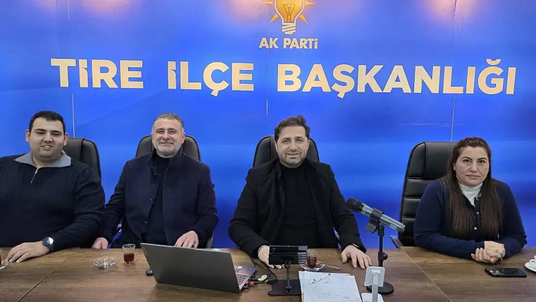 AK PARTİ TİRE’DE HAFTALIK TOPLANTI: SAHA VE TALEPLER MASADA