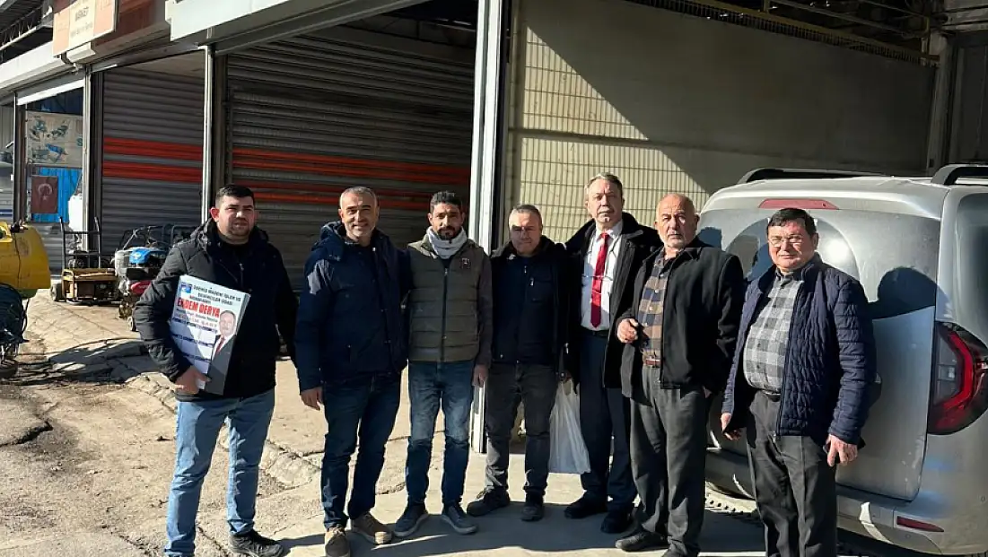 ERDEM DERYA SAHADA: ESNAFIN SORUNLARINI DİNLEDİ