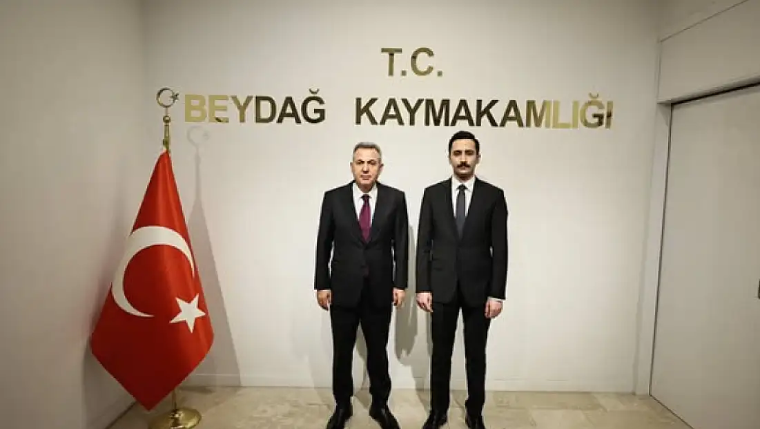 İZMİR VALİSİ ELBAN, BEYDAĞ’DA KAYMAKAMI ZİYARET ETTİ