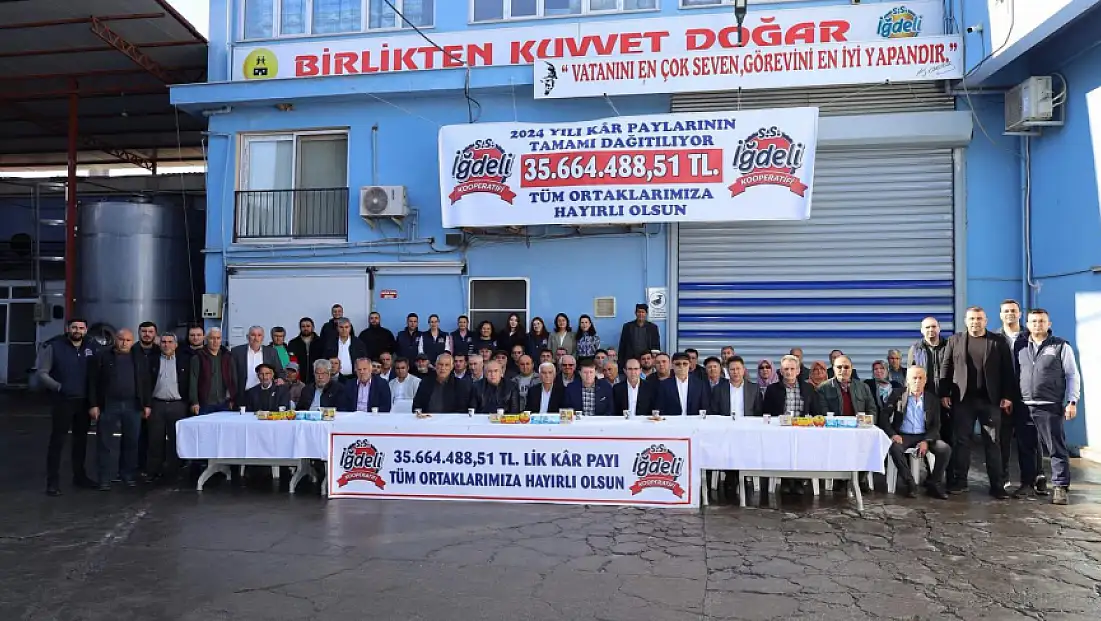 KİRAZ İĞDELİ KOOPERATİFİ’NDE “BİRLİKTEN KUVVET DOĞAR” TABLOSU