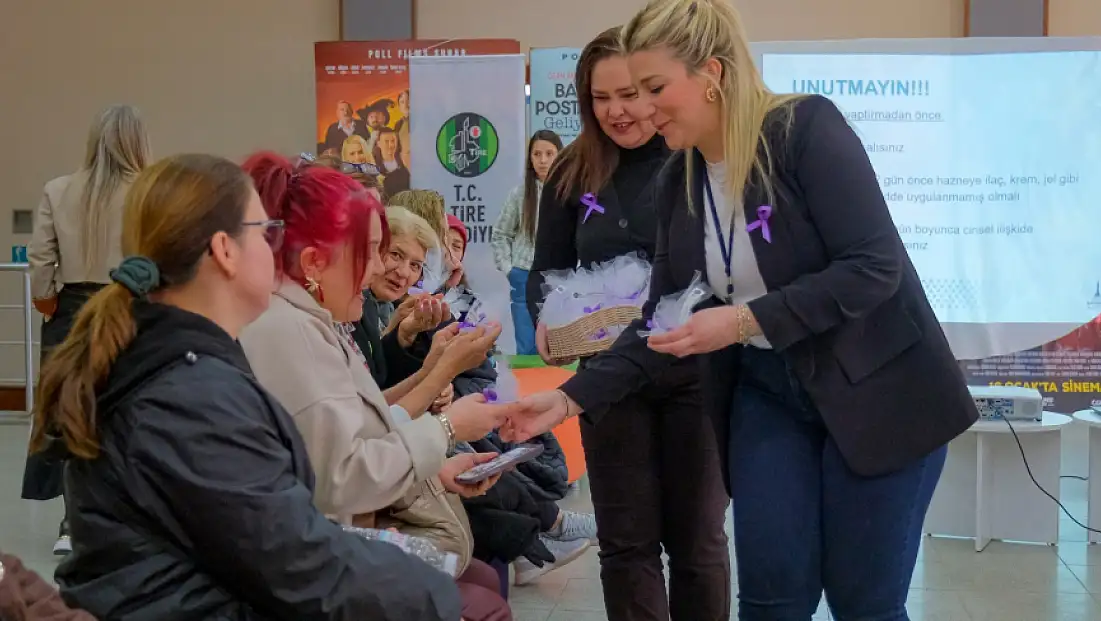 RAHİM AĞZI KANSERİNE KARŞI FARKINDALIK TİRE’DE ARTTI