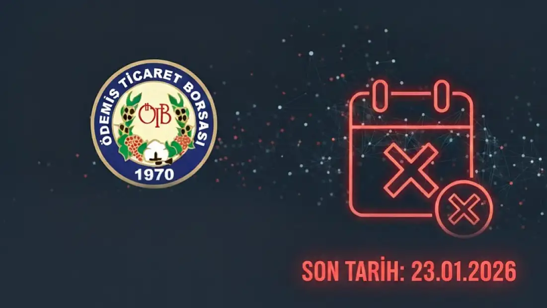 ÖDEMİŞ TİCARET BORSASI’NDAN ÜYELERE KRİTİK UYARI: KAYITLARINIZ SİLİNEBİLİR!