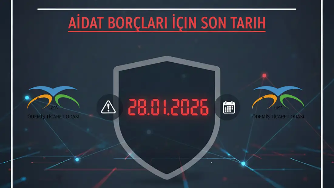 ÖDEMİŞ TİCARET ODASI’NDAN ÜYELERE KRİTİK UYARI: AİDAT BORÇLARI İÇİN SON TARİH 28 OCAK 2026