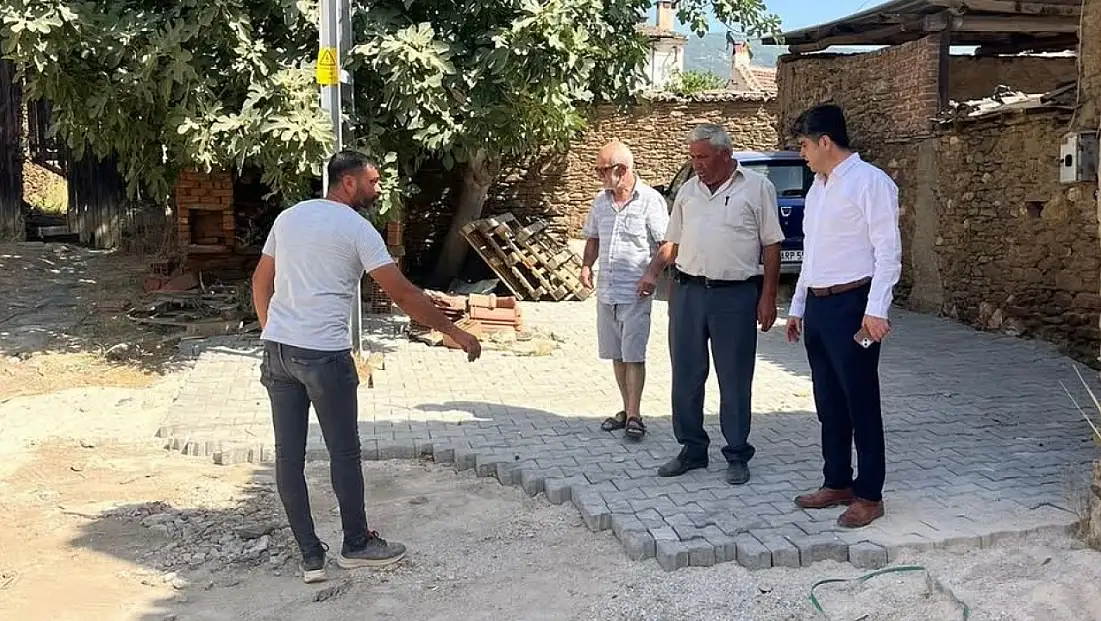 Tire Belediyesi’nden Kırsal Mahallelere Altyapı Desteği: Derebaşı’nda Kilit Parke Atağı