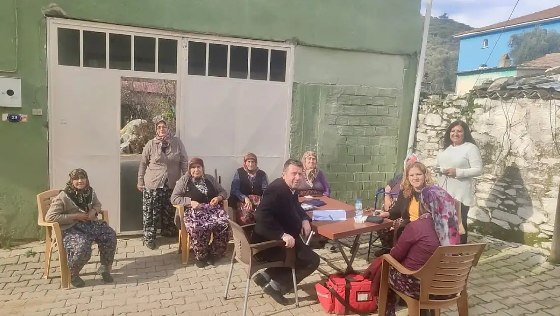 TİRE’DE MOBİL SAĞLIK EKİBİ AKYURT’TA HİZMET VERDİ