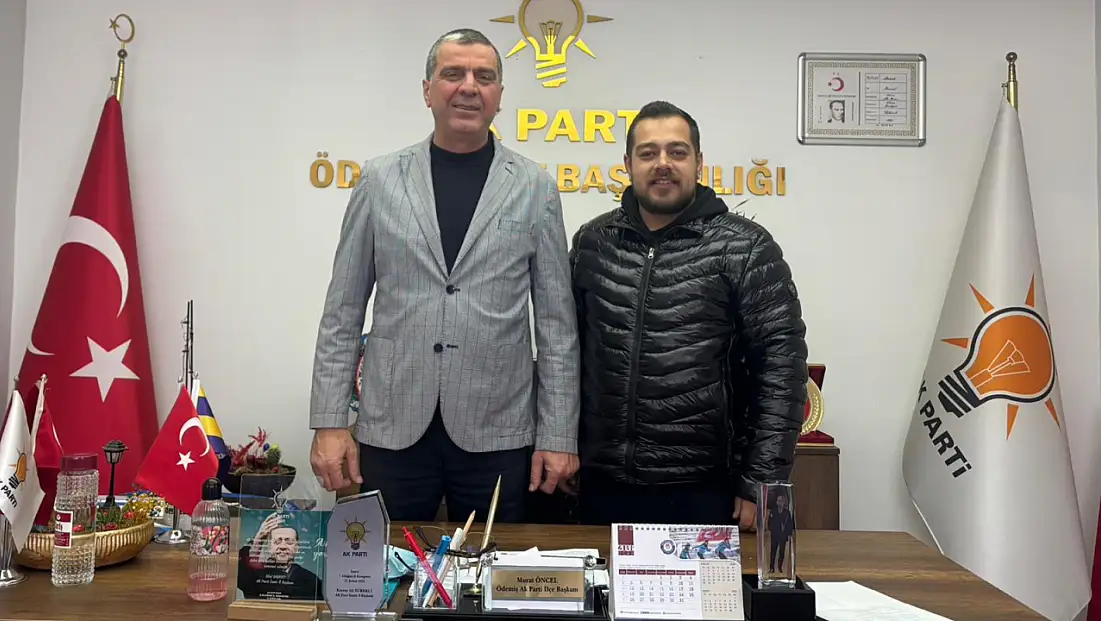 TV9 KANALI AK PARTİ ÖDEMİŞ İLÇE BAŞKANI MURAT ÖNCEL’İ ZİYARET ETTİ