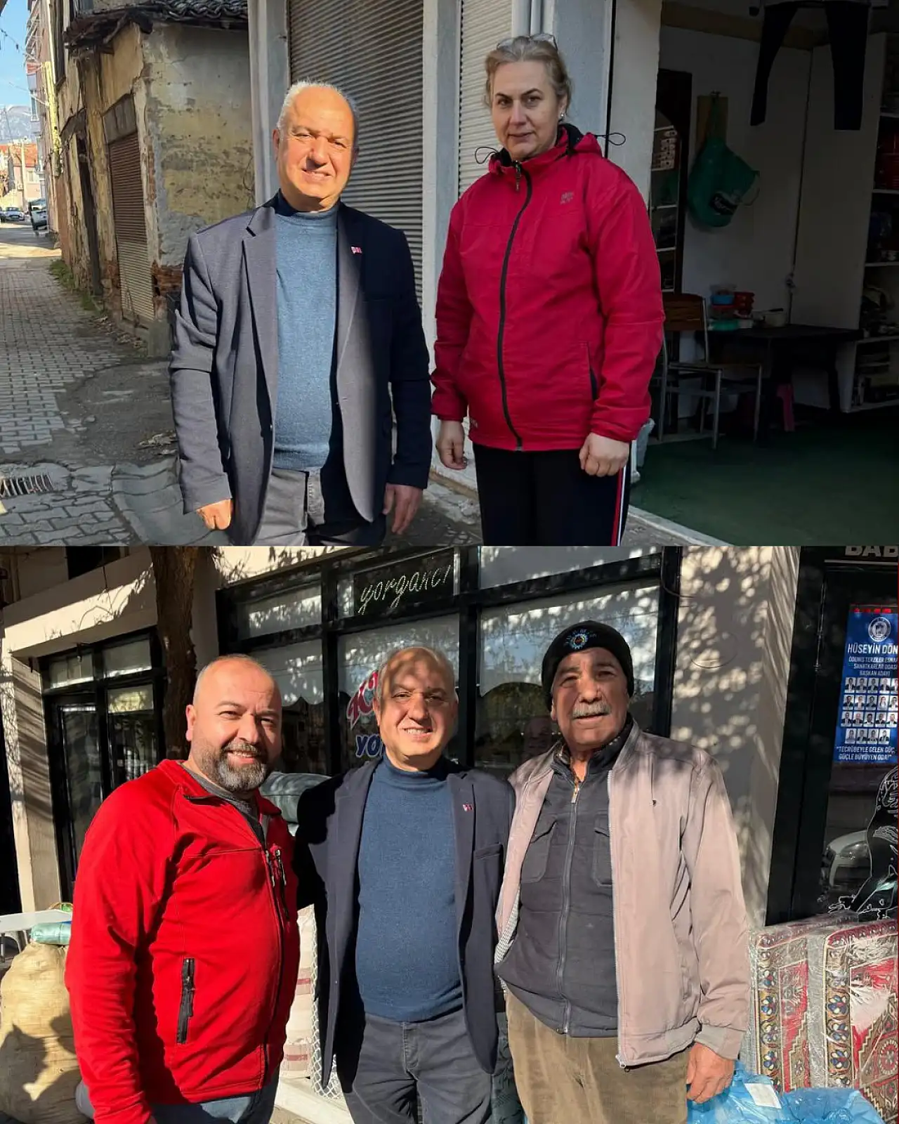 HÜSEYİN DÖNER ÖDEMİŞ'TE ESNAFIN KAPISINI TEK TEK ÇALIYOR