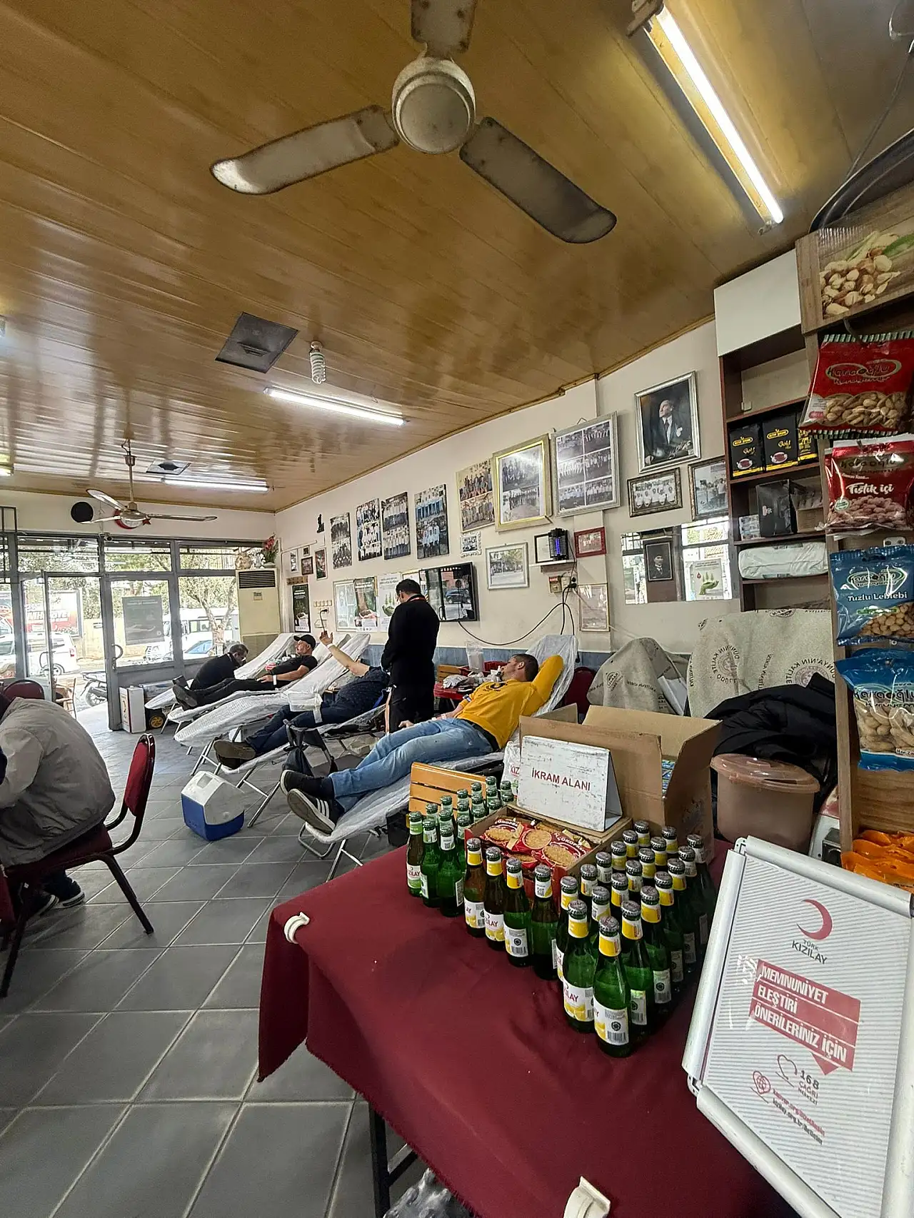 3 Eylül Mahallesi'nde Kızılay İçin Kan ve Organ Bağışı Etkinliği