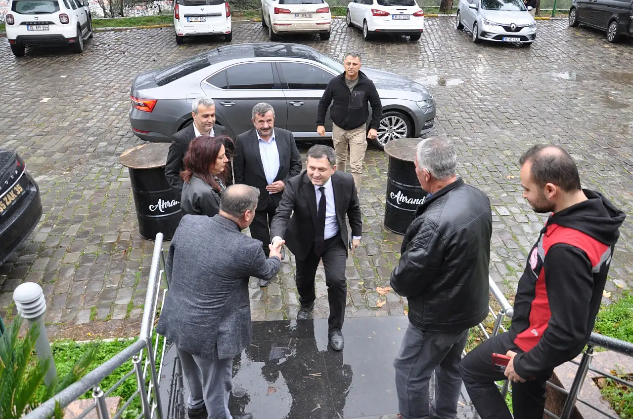 ÖDEMİŞ'TE TARIMSAL HEYETLE ÖZEL TOPLANTI