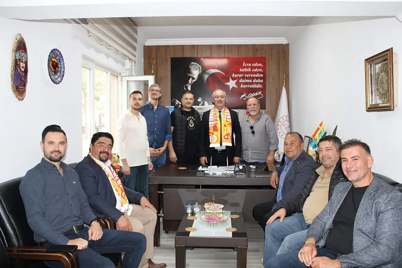 Ödemiş Galatasaray Taraftar Derneği'nden Kurumlara Ziyaret Turu