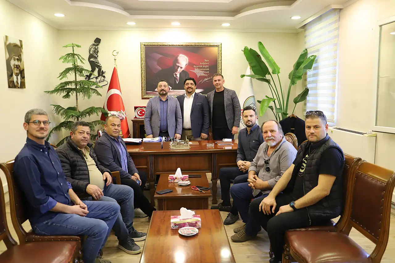 Ödemiş Galatasaray Taraftar Derneği'nden Kurumlara Ziyaret Turu