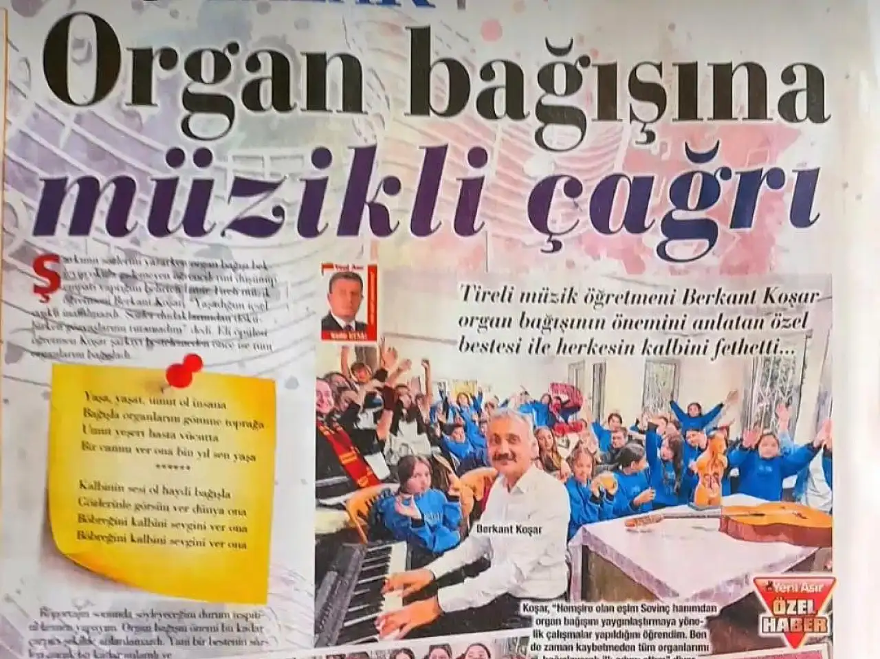TİRELİ ÖĞRETMENDEN ORGAN BAĞIŞINA ANLAMLI DESTEK