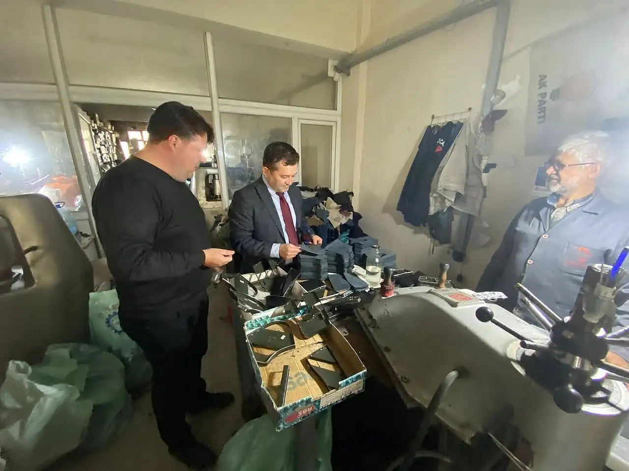 Kaymakam Erdoğan'dan Ayakkabıcılar Sitesi'ne Ziyaret