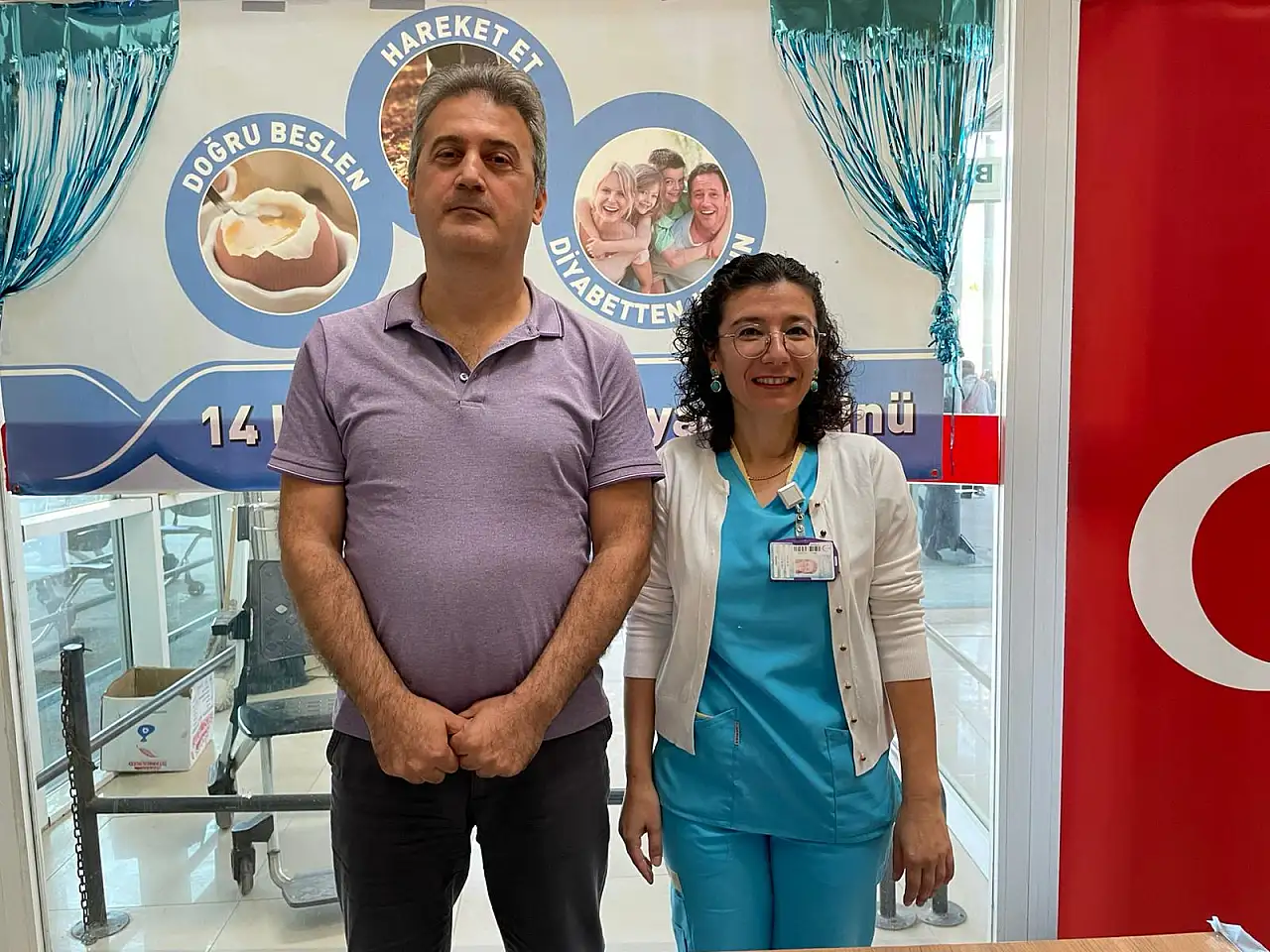 Ödemiş Devlet Hastanesi'nde Dünya Diyabet Günü Etkinliği