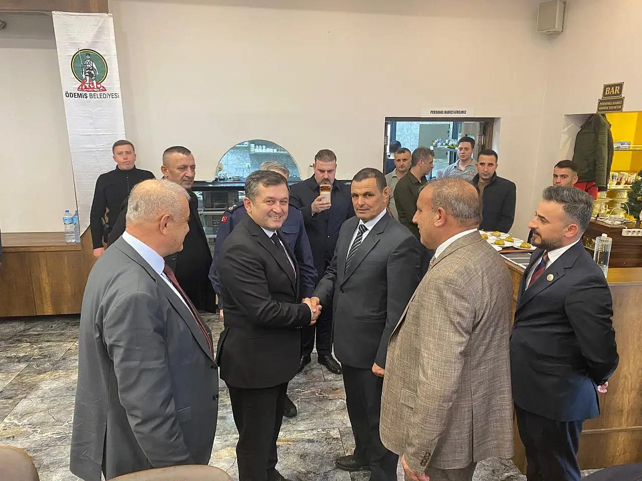 ÖDEMİŞ'TE TARIMSAL HEYETLE ÖZEL TOPLANTI