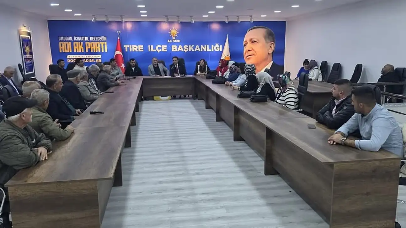 AK Parti Tire İlçe Teşkilatı Aylık Danışma Toplantısını Gerçekleştirdi