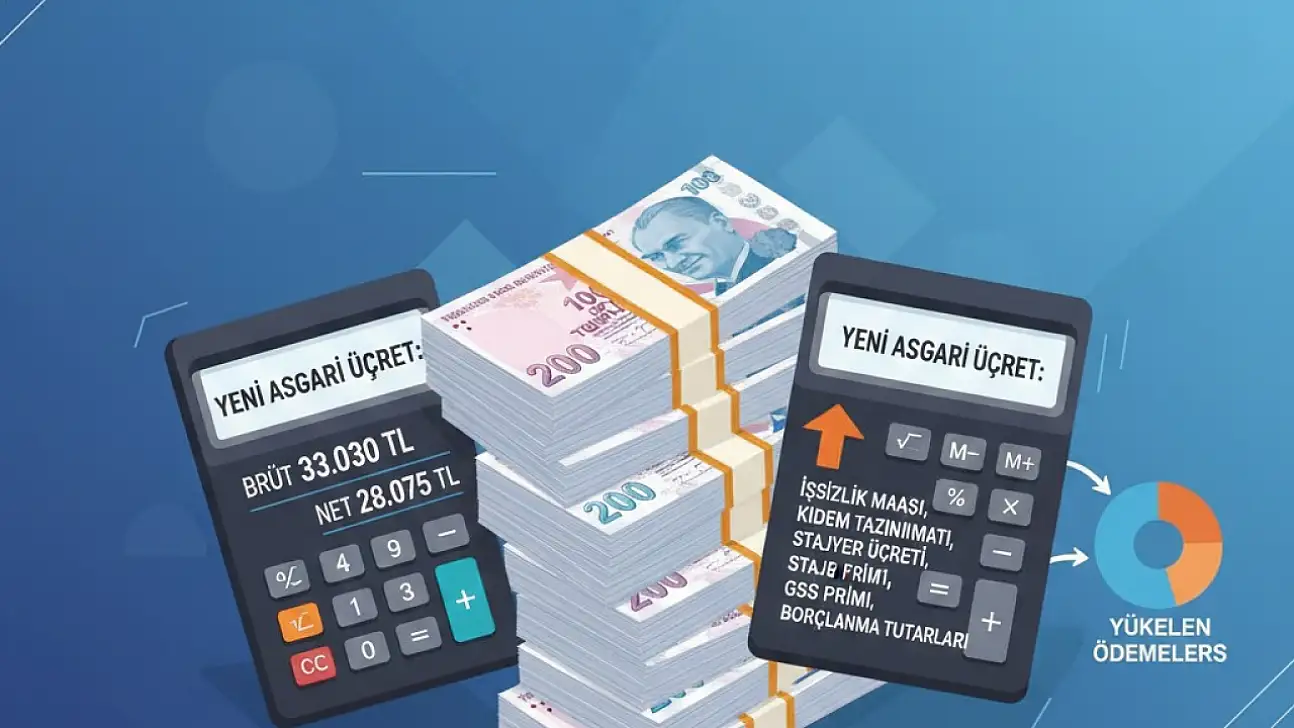 ASGARİ ÜCRET ARTTI, HESAPLAR DEĞİŞTİ