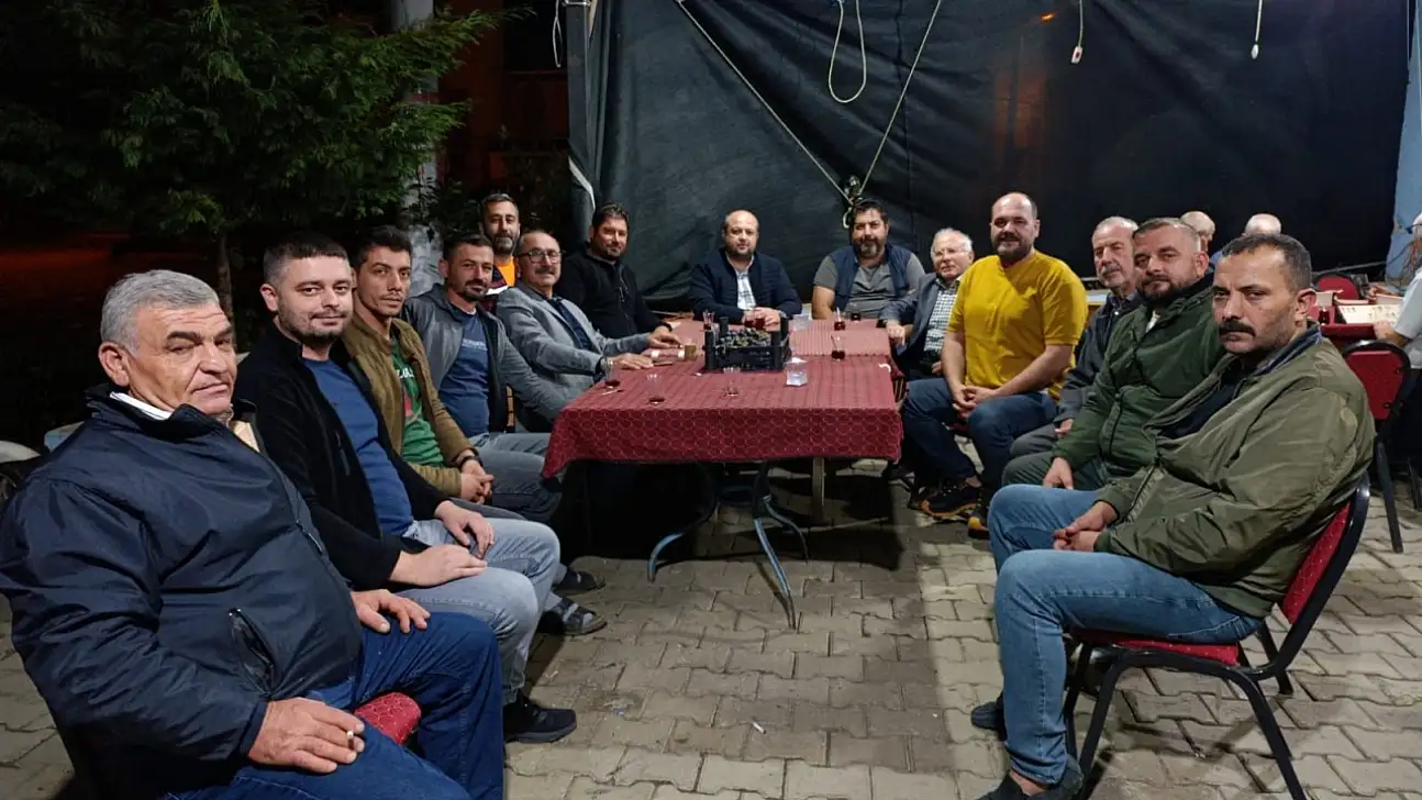 MHP Ödemiş İlçe Başkanı Ceyhun Kınlı Ortaköy Mahallesi'ndeydi