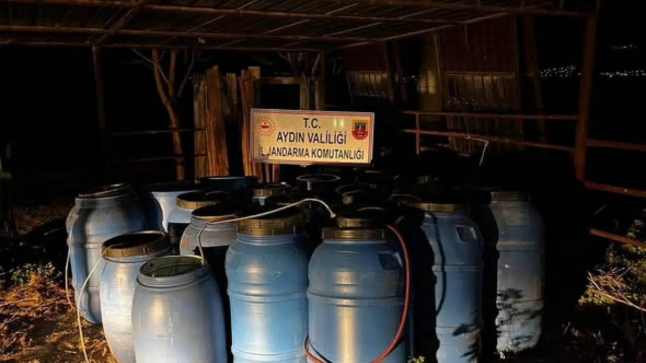 Yeni Yıl Öncesi Aydın'da 6 Ton Sahte Alkol Ele Geçirildi