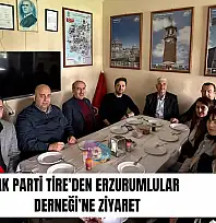 AK Parti Tire'den Erzurumlular Derneği'ne ziyaret