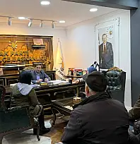 AK Parti Tire İlçe Başkanı Uğurlu İlçe Binasında Vatandaşlarla Buluştu