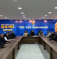 AK PARTİ TİRE İLCE YÖNETİMİ YILIN SON TOPLANTISINI YAPTI