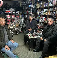 ARİS MEDYA VE KÜÇÜK MENDERES'TEN HAMDİ HALİS'E ZİYARET