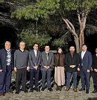 CHP KÜÇÜK MENDERES HAVZASI İLÇE BAŞKANLARI ÖDEMİŞ'TE BİR ARAYA GELDİ