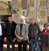 HÜSEYİN DÖNER ESNAFIN YANINDA: ZİYARETLER SÜRÜYOR