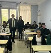 İlçe Millî Eğitim Müdürü Desticioğlu'ndan Özel Öğretim Kursuna Ziyaret
