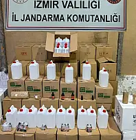İzmir'de Sahte İçki Operasyonu: 2 Bin 850 Litre Etil Alkol Yakalandı