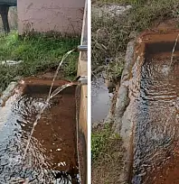 KAYAKÖY'DE BOŞA AKAN SU TV9 İHBAR HATTI'NA GELDİ