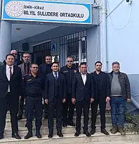 KAYMAKAM VE MÜDÜRDEN SULUDERE İLKOKULU ZİYARETİ