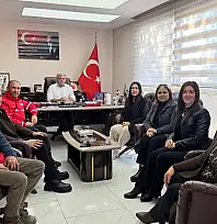 Kiraz Belediye Başkanı Coşkun'a Kızılay Ziyareti