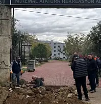 Kiraz Belediyesi Atatürk Rekreasyon Alanı'nda yağmur hattı altyapısını yeniledi