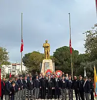 Kiraz'da 10 Kasım Atatürk'ü Anma Programı Düzenlendi