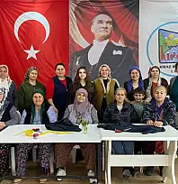 Kiraz'da kadın ve aile buluşmaları Ceritler'de devam etti