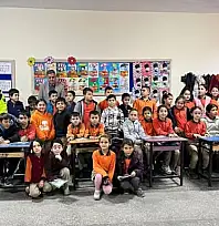 KİRAZ'DA ÖĞRENCİLERE TRAFİK GÜVENLİĞİ EĞİTİMİ VERİLDİ