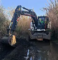 Kiraz'da yağışlara karşı teyakkuz
