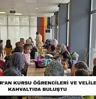 Minik Kur'an Kursu Öğrencileri ve Veliler Kahvaltıda Buluştu