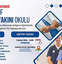 ÖDEMİŞ DEVLET HASTANESİ'NDEN 'PALYATİF HASTA YAKINI OKULU' DERSLERİ