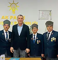 Ödemiş Gaziler Derneği'nden AK Parti İlçe Teşkilatına Ziyaret