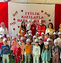 Ödemiş Kızılay, Balböceğim Anaokulu'nda Öğrencilerle Bir Araya Geldi