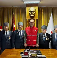 ÖDEMİŞ KIZILAY'DAN GAZİLERE ANLAMLI ZİYARET