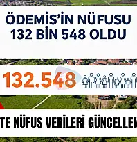 Ödemiş'te nüfus verileri güncellendi
