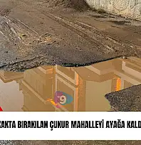 Ödemiş'te sokakta bırakılan çukur mahalleyi ayağa kaldırdı