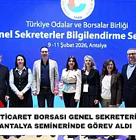 Ödemiş Ticaret Borsası Genel Sekreteri Akar, Antalya seminerinde görev aldı